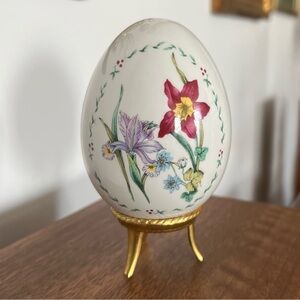 Mikasa Summer Symphony Porcelain Egg